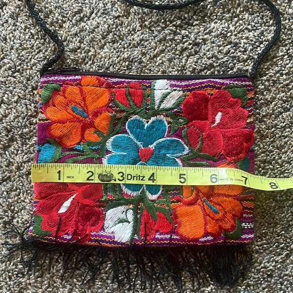 Embroidered Crossbody Bag - Picture 3 of 5